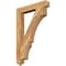 Ekena Millwork Balboa Arts & Crafts Rough Sawn Bracket, Western Red Cedar, 4"W x 28"D x 40"H BKT04X28X40BOA03RWR - alternate 1